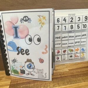 I See Visual Learning Book for Kids - White
